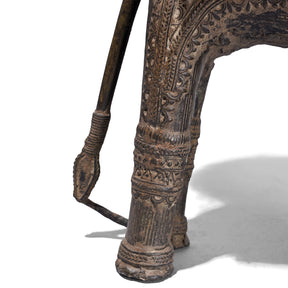Bastar Brass Elephant From Chhattisgarh - 19th Century