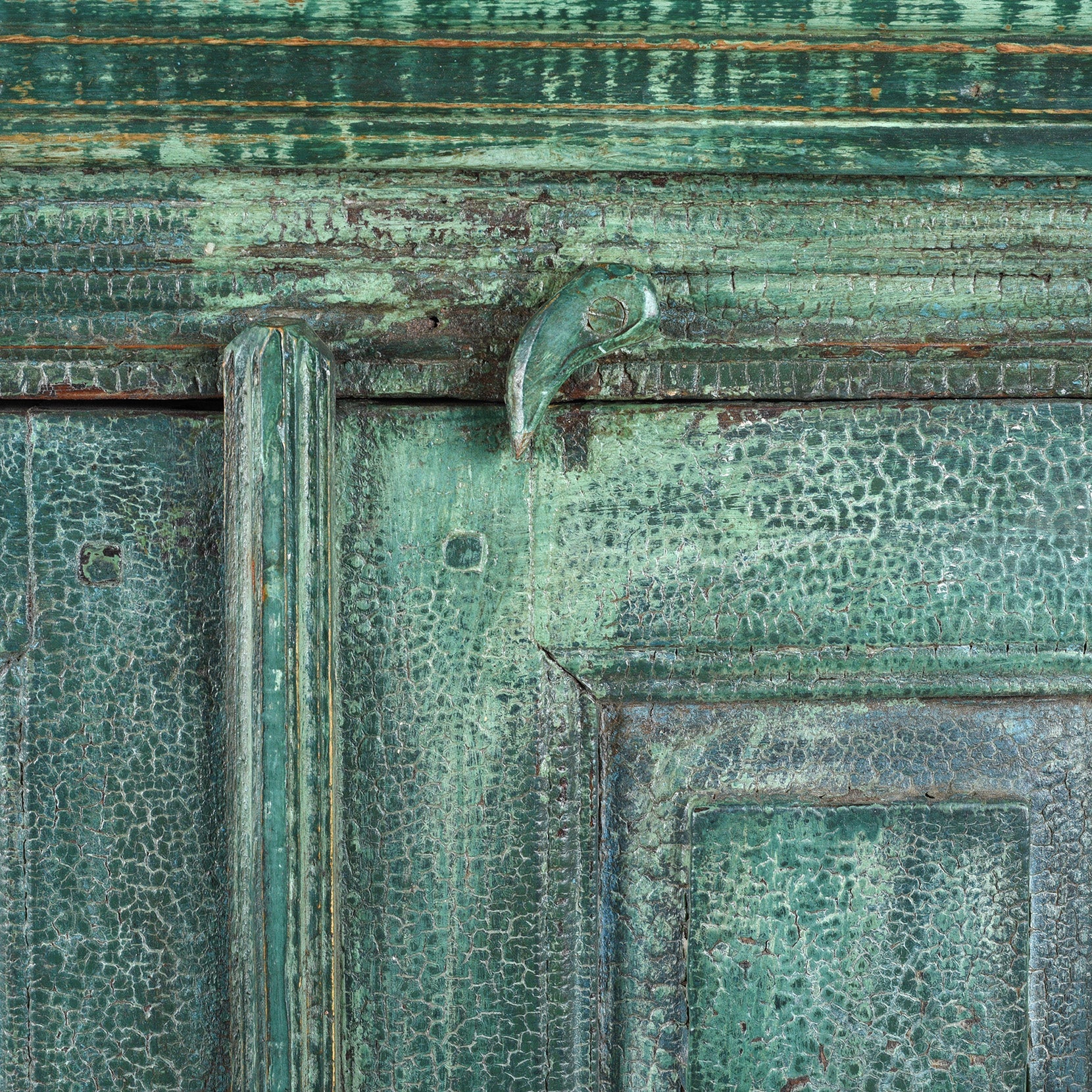 2 Door Cabinet Made From Reclaimed Teak