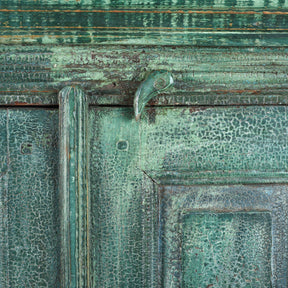 2 Door Cabinet Made From Reclaimed Teak