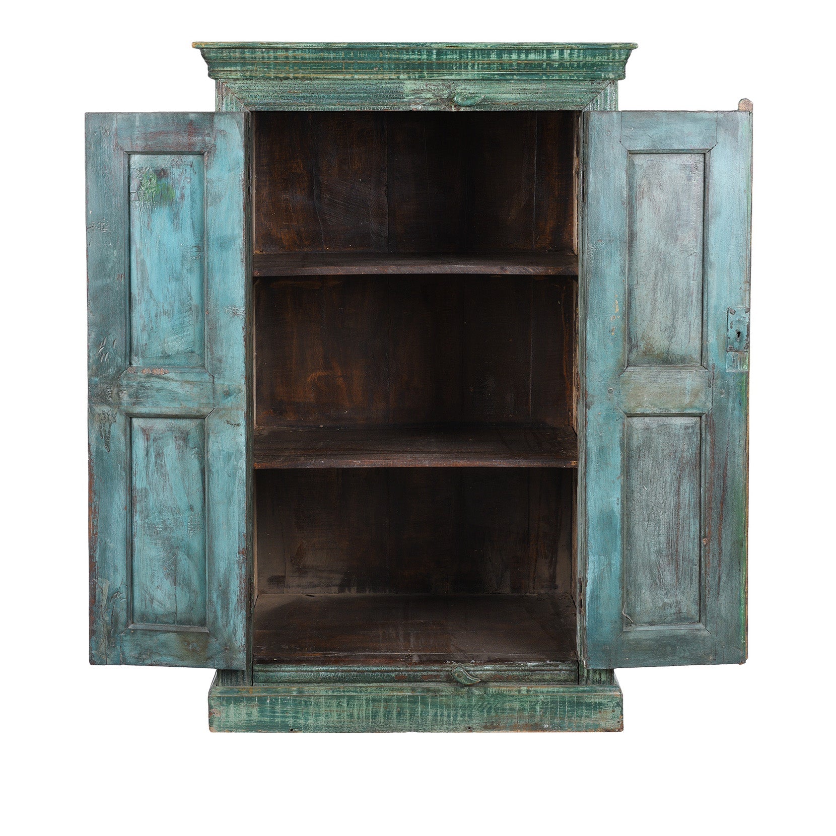 2 Door Cabinet Made From Reclaimed Teak