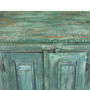 2 Door Cabinet Made From Reclaimed Teak