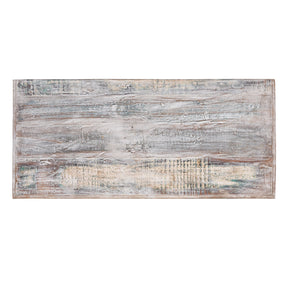 2 Door Parquet Side Cabinet Made From Reclaimed Teak