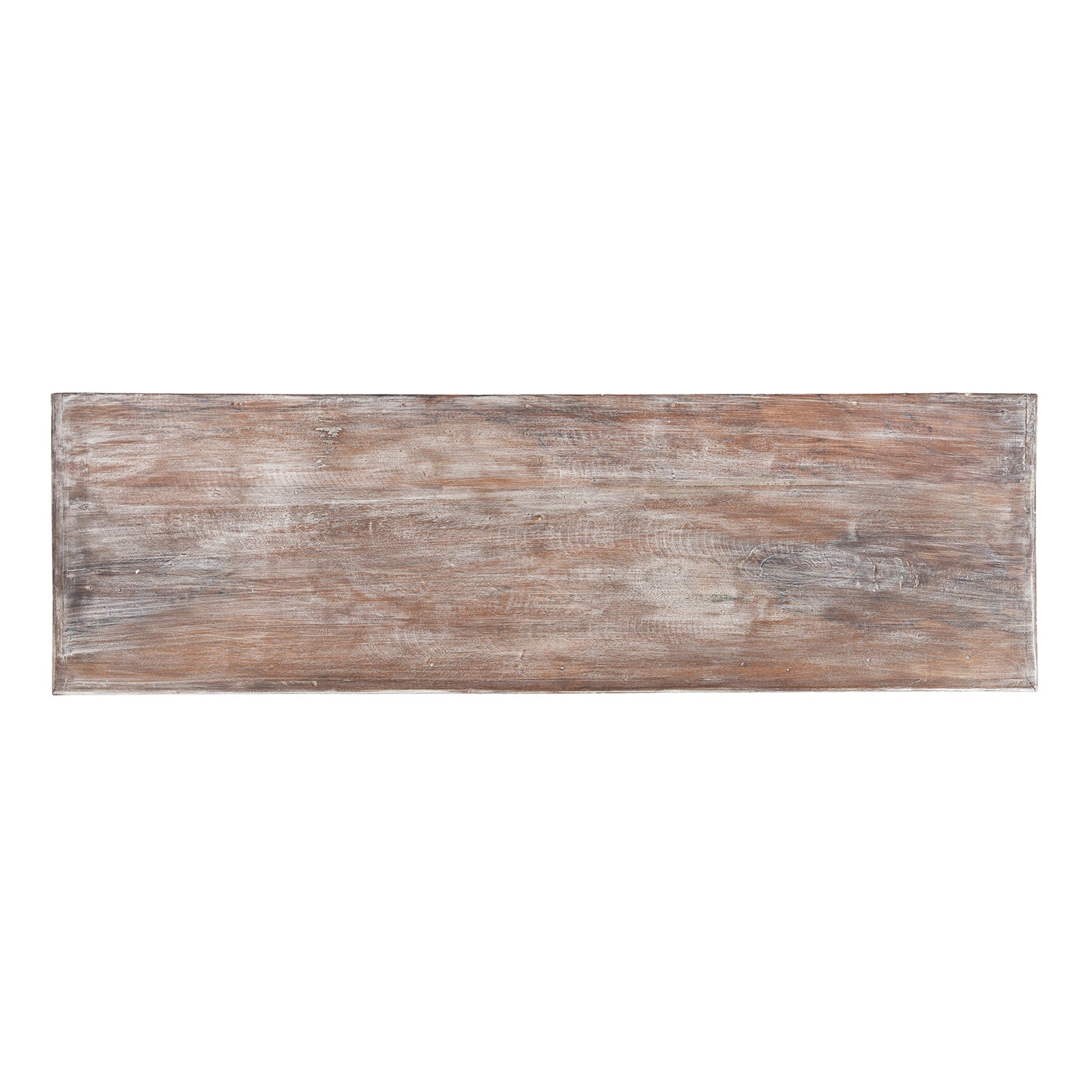 Painted Console Table Made From Reclaimed Teak