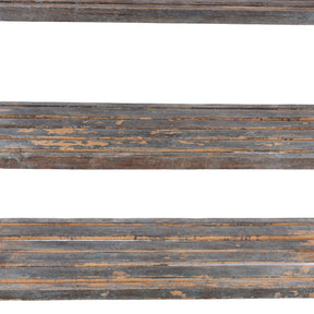 Vintage Painted Indian Teak Shelf - Ca 1930