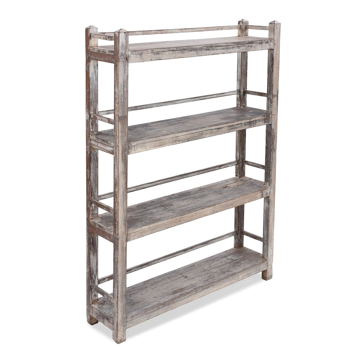 White Painted Indian Shelf - Ca 1920