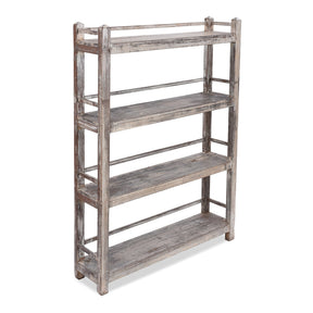White Painted Indian Shelf - Ca 1920