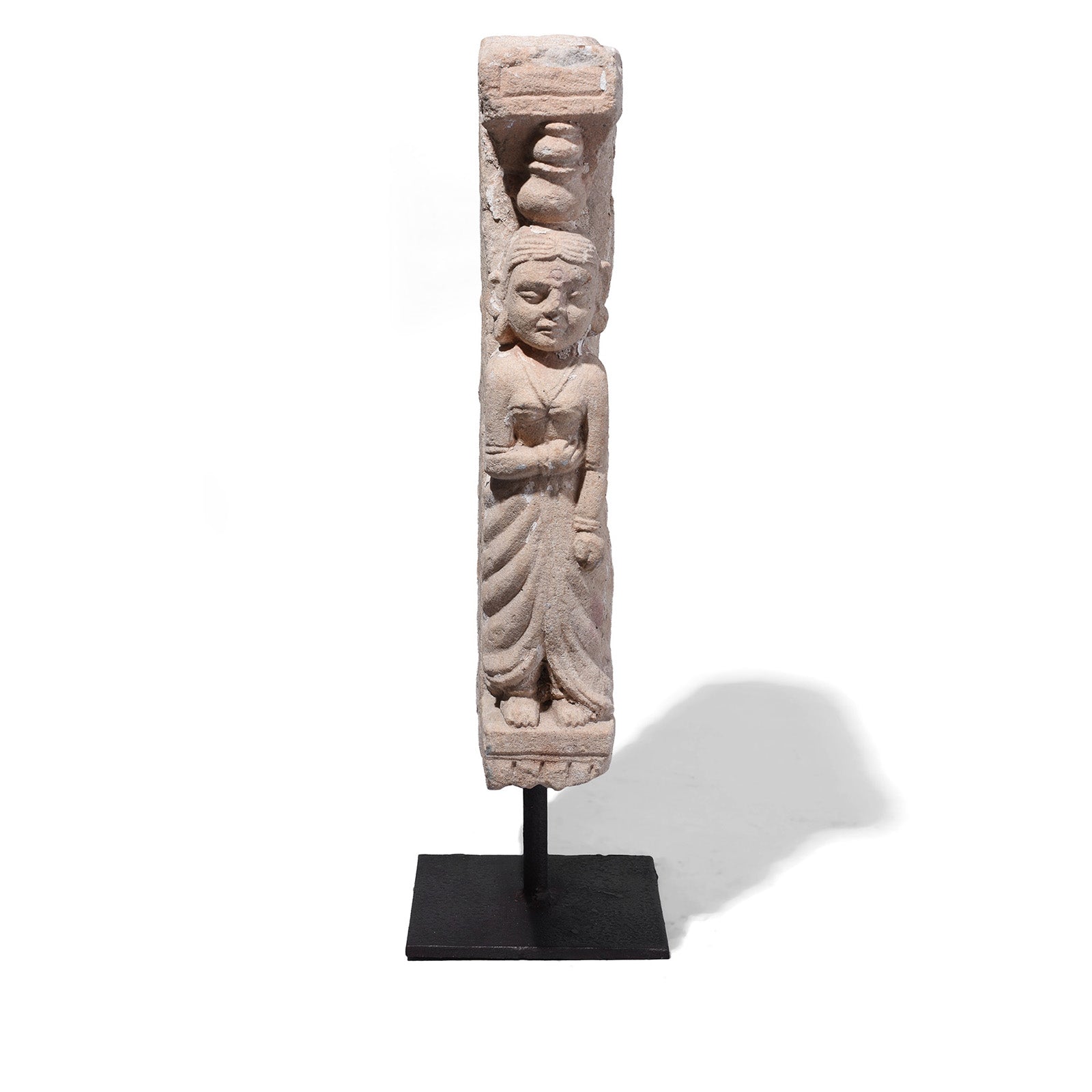 Stone Lamp Bracket From Gujarat - 19th Century