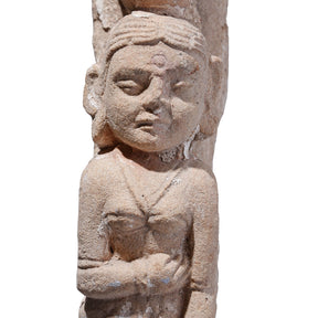 Stone Lamp Bracket From Gujarat - 19th Century