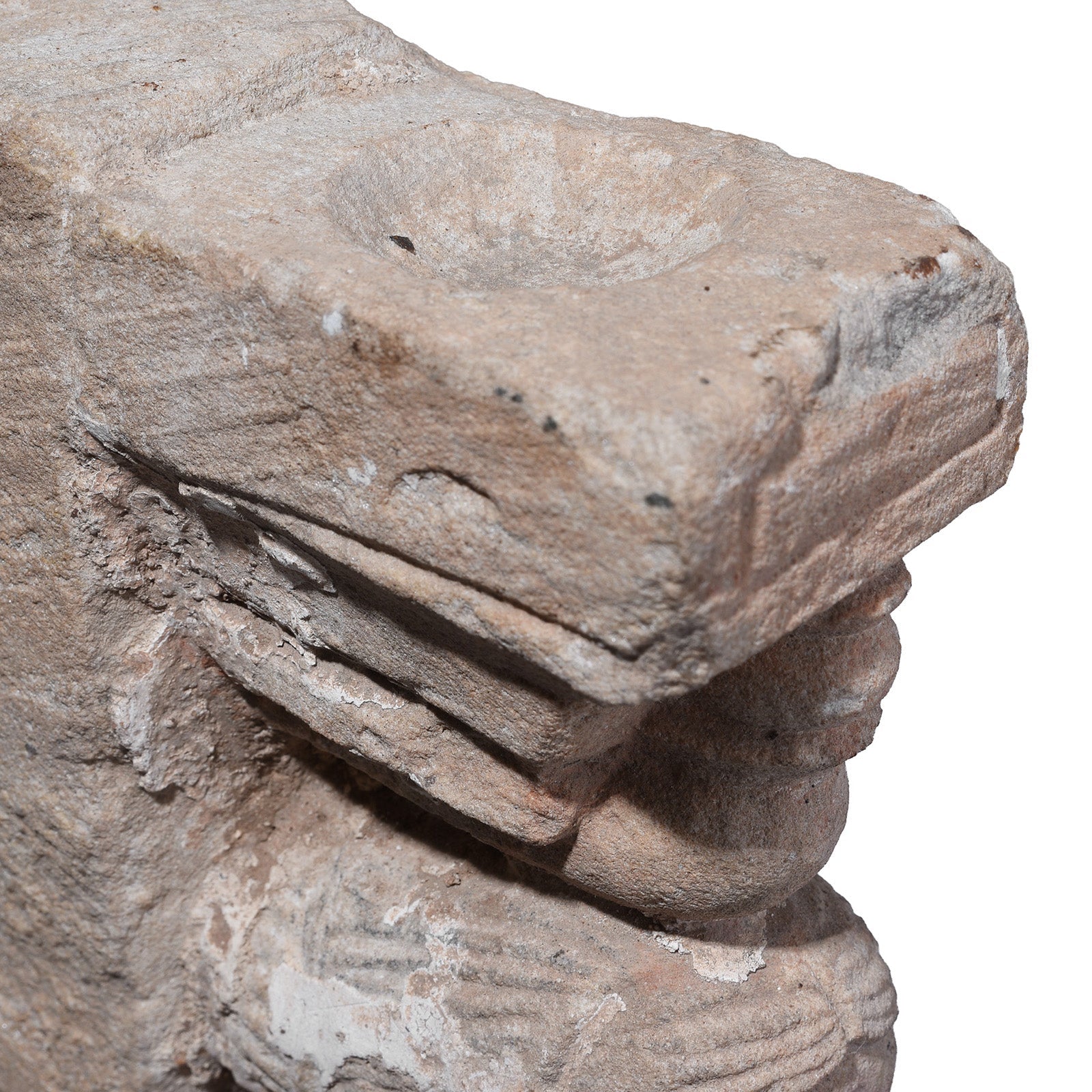 Stone Lamp Bracket From Gujarat - 19th Century