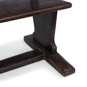 Old Indian Teak School Bench - Ca 1930