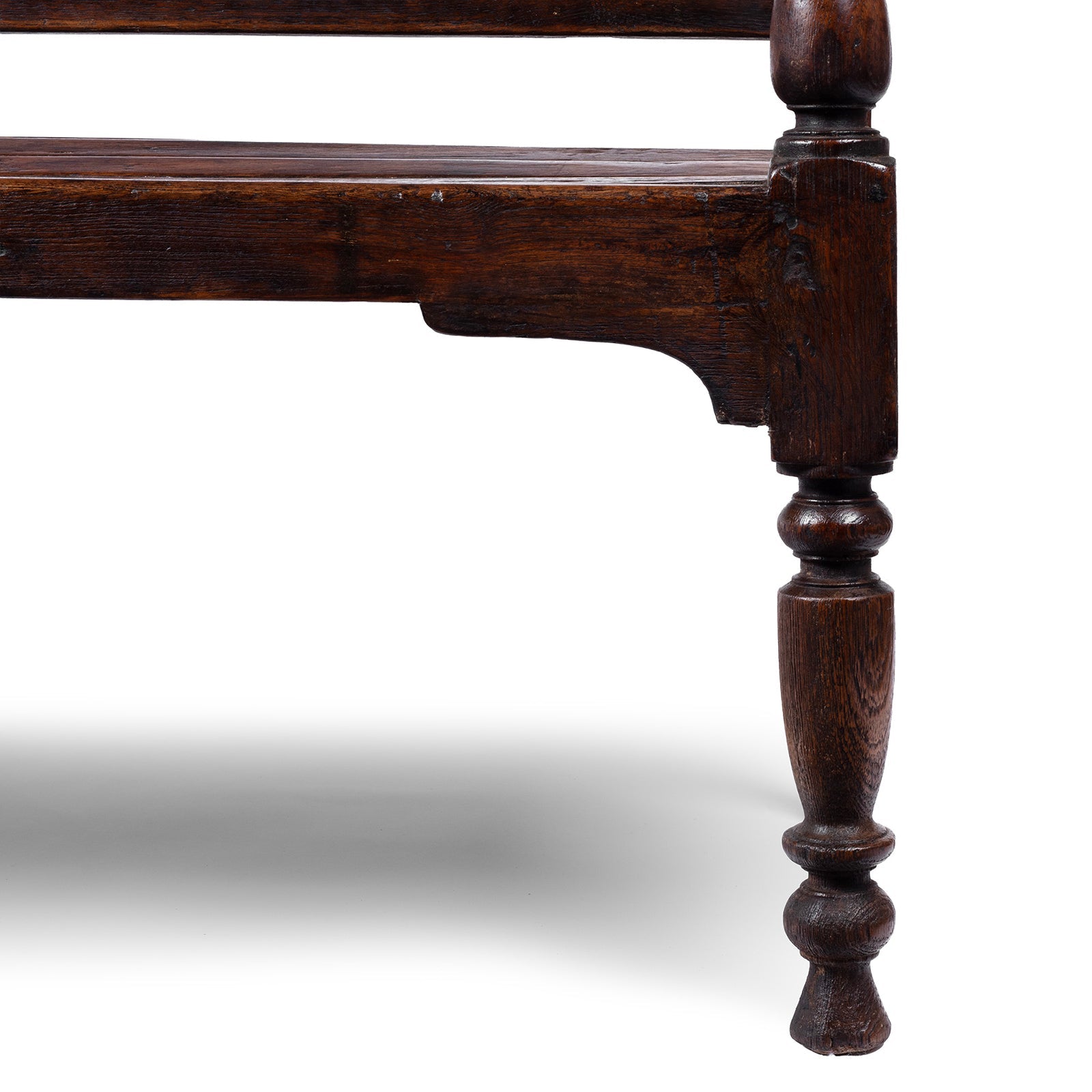 Regency Style Indian Slatted Bench - 19th Century
