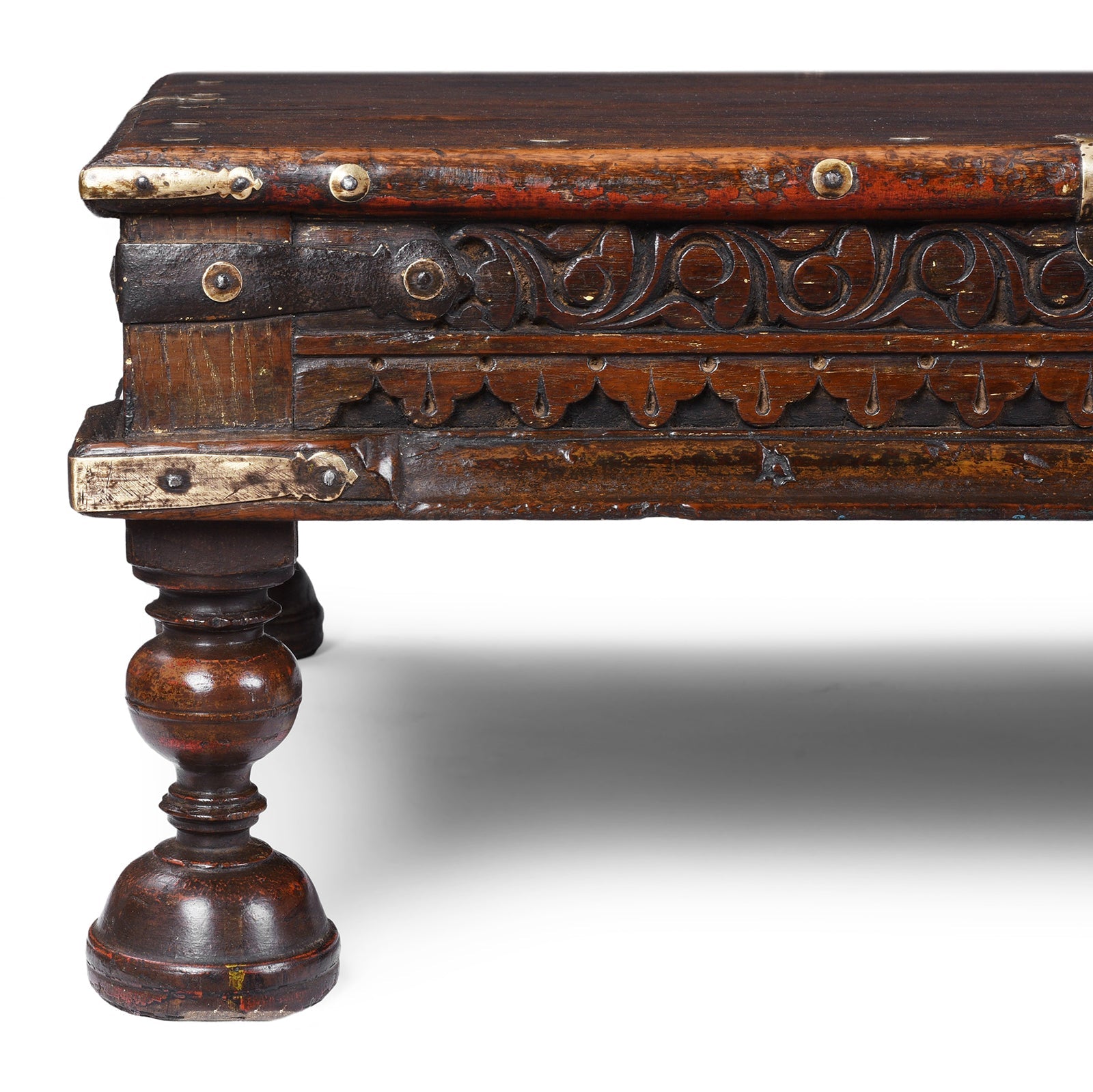 Small Teak Takhat From Gujarat -  19th Century