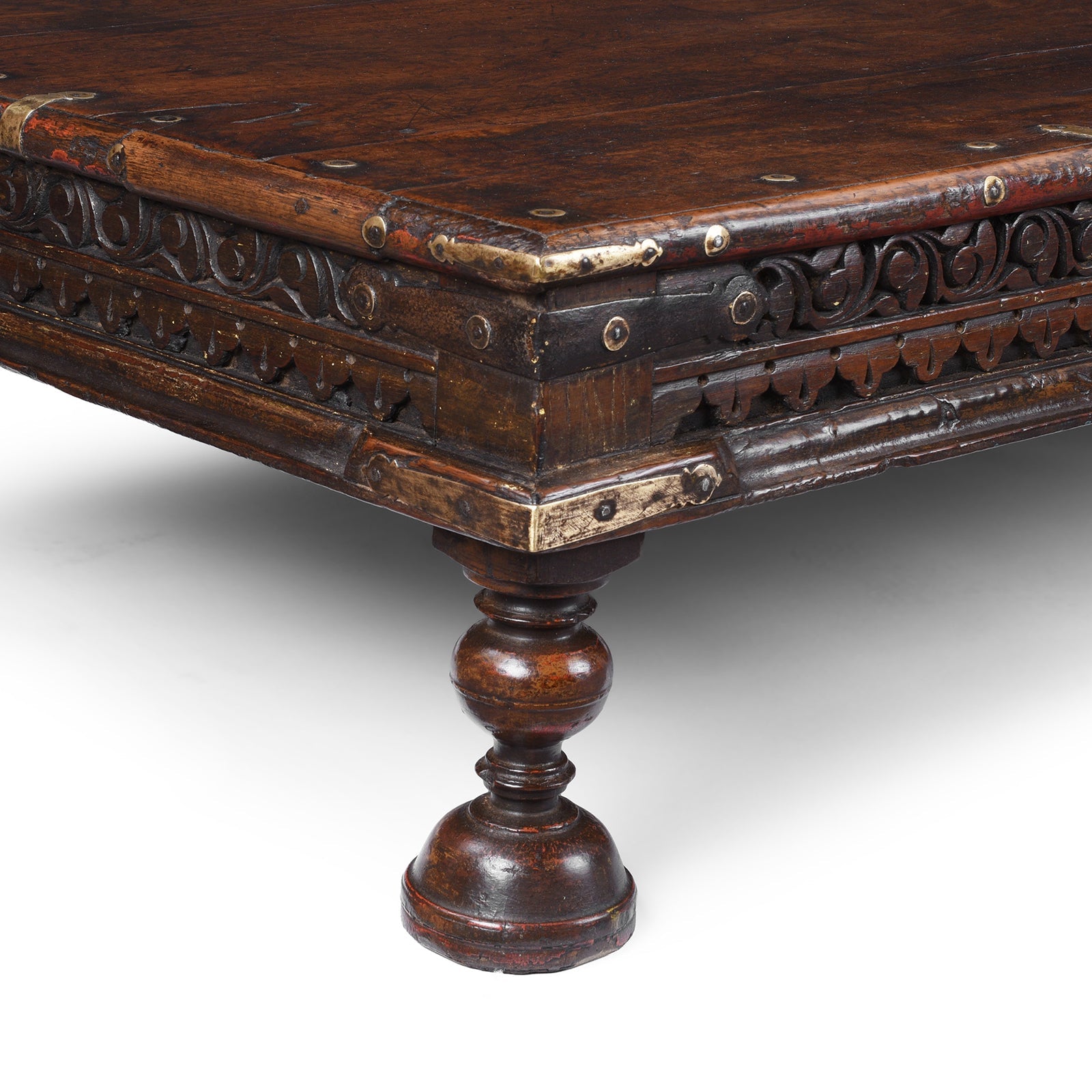 Small Teak Takhat From Gujarat -  19th Century