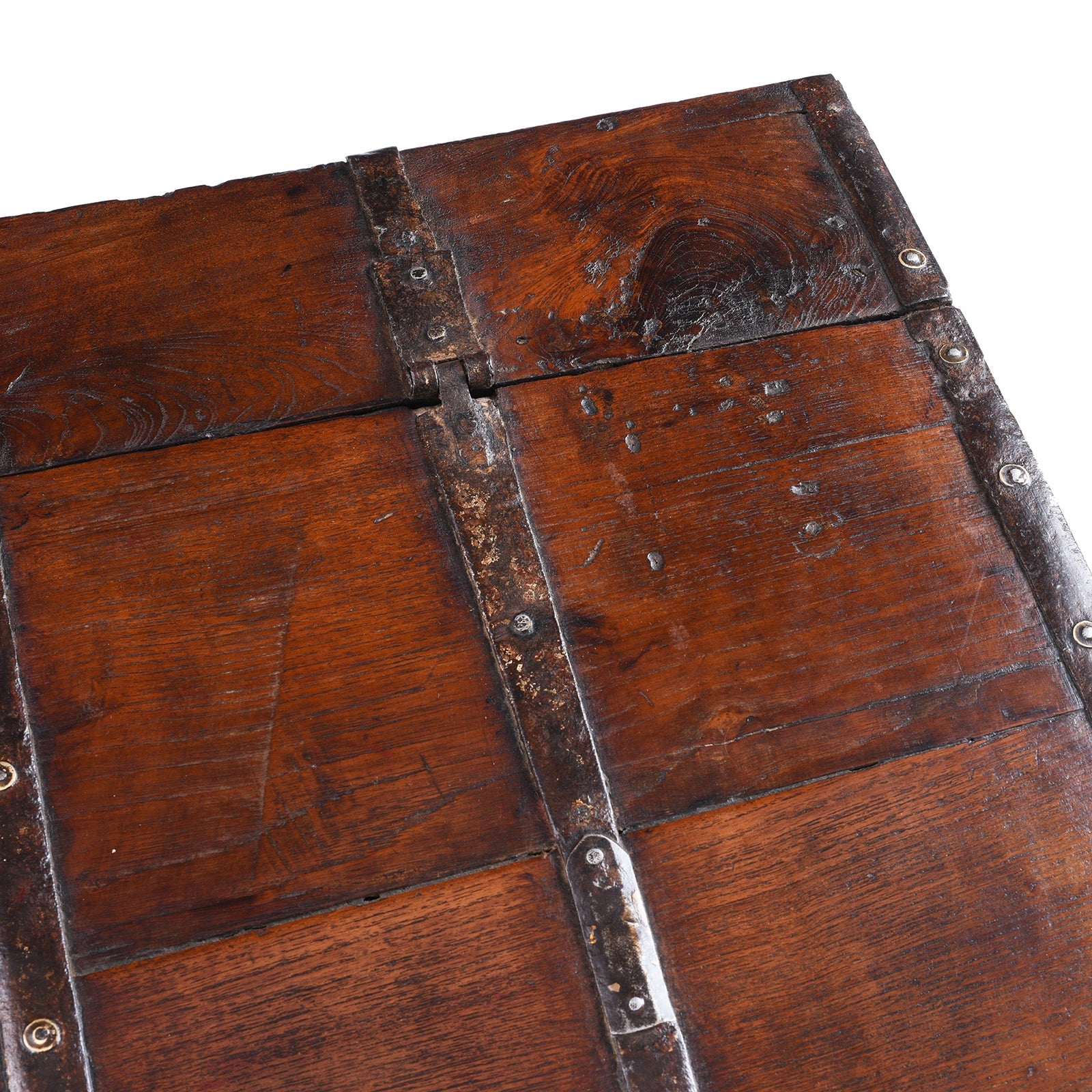 Painted Coffee Table Chest From Gujurat - 19th Century