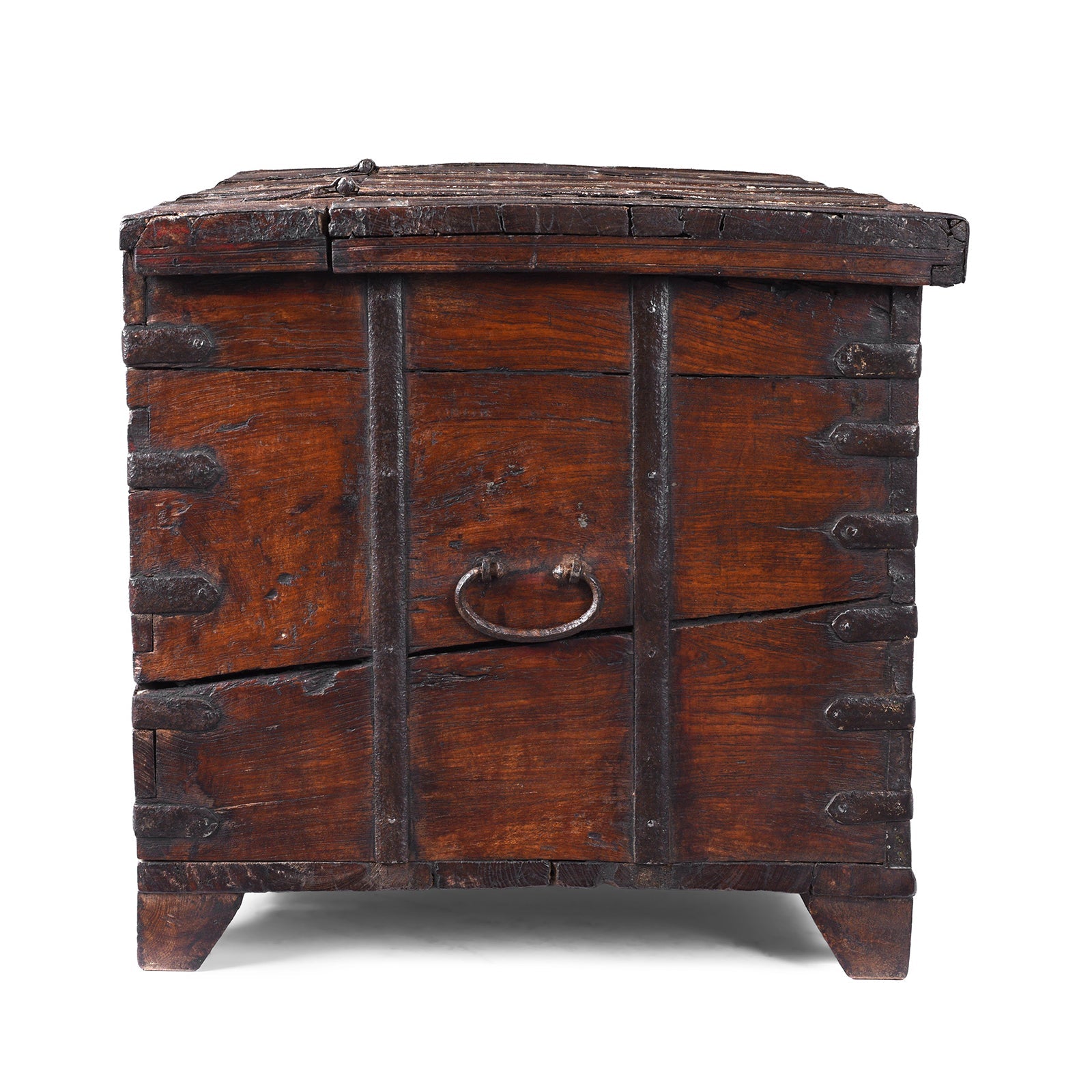 Painted Coffee Table Chest From Gujurat - 19th Century