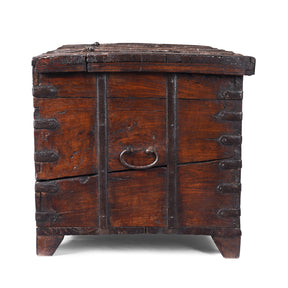 Painted Coffee Table Chest From Gujurat - 19th Century