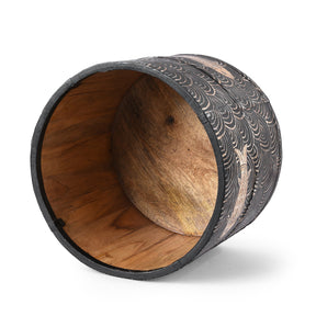 Painted Grain Measure Planter - Fish
