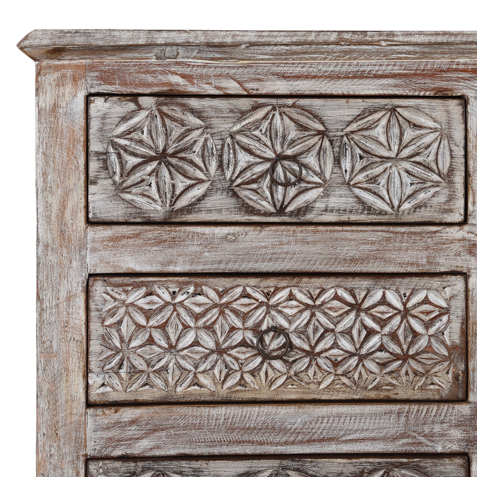 Chest Of 10 Drawers Made From Reclaimed Teak