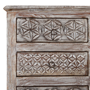 Chest Of 10 Drawers Made From Reclaimed Teak