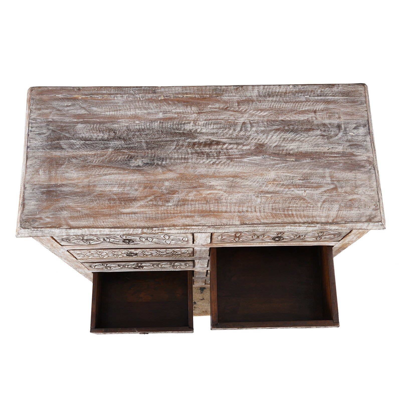 Chest Of 10 Drawers Made From Reclaimed Teak