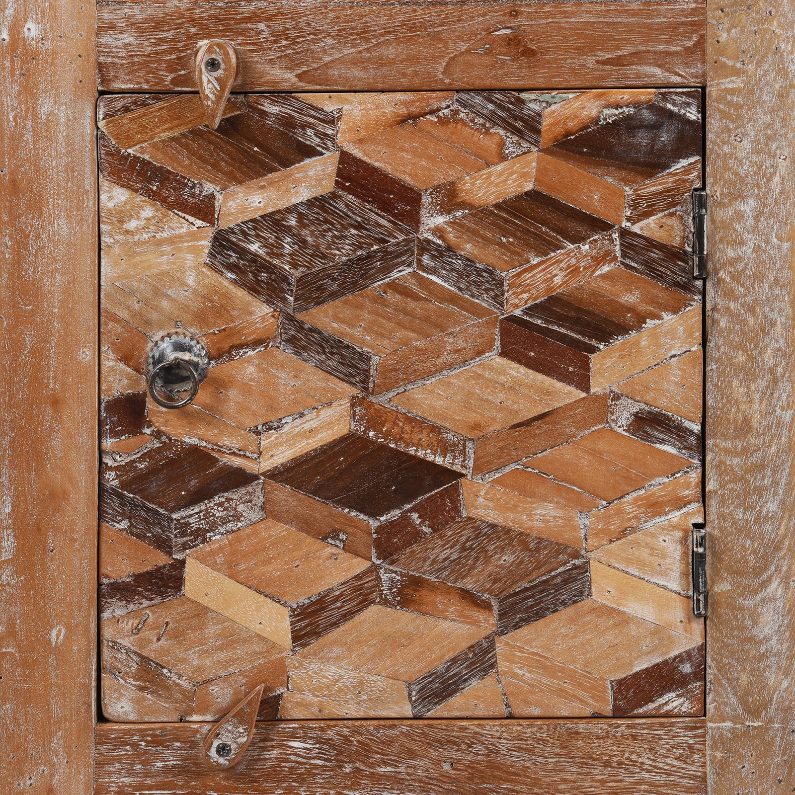 Bedside Cabinets Made From Reclaimed Teak