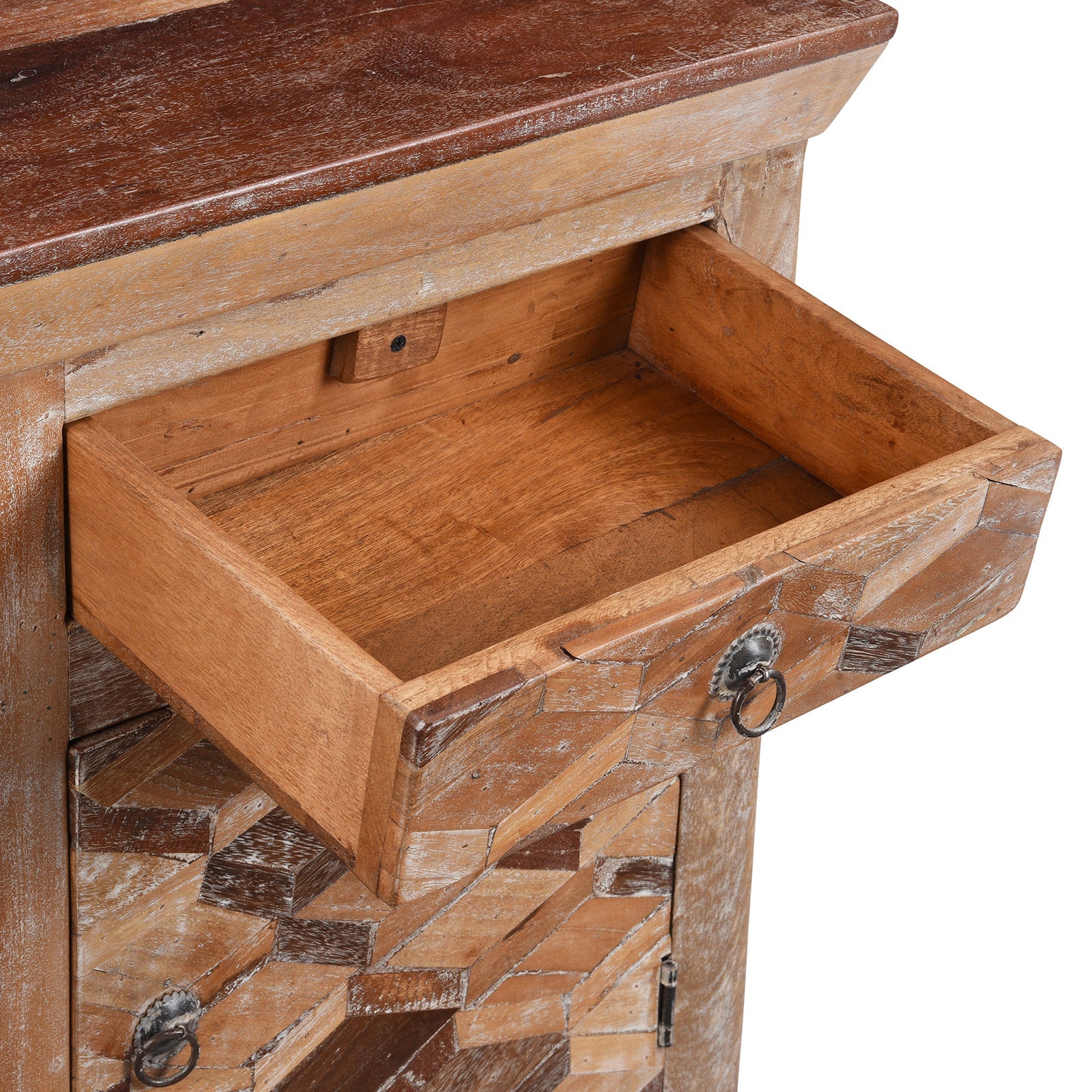 Bedside Cabinets Made From Reclaimed Teak