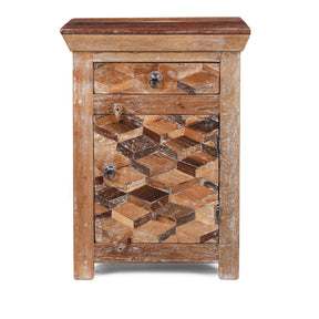 Bedside Cabinets Made From Reclaimed Teak