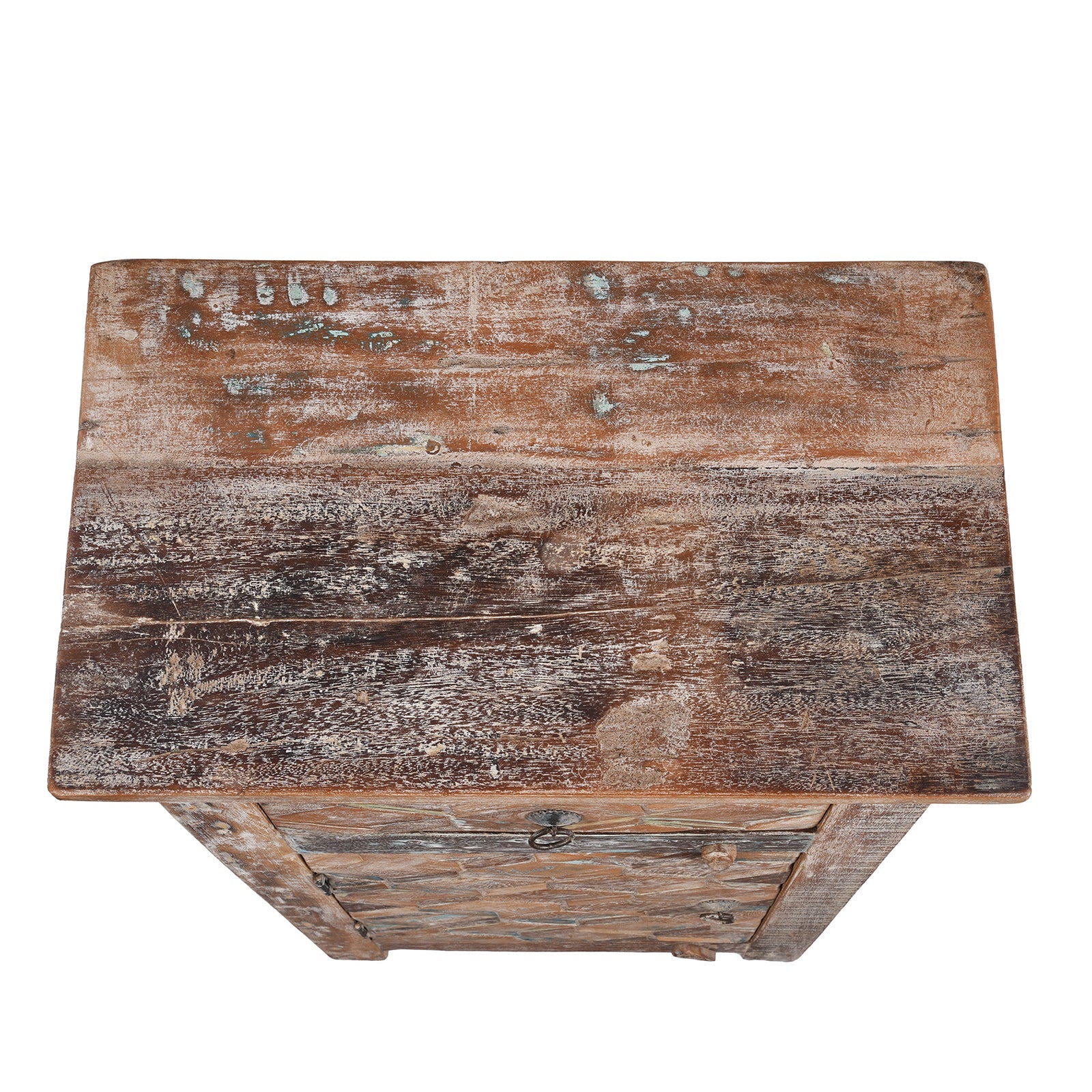 Bedside Cabinets Made From Reclaimed Teak