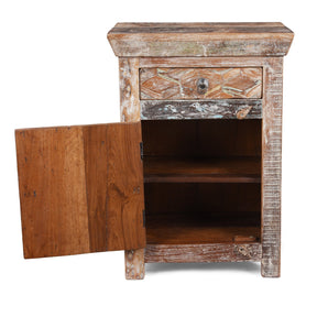 Bedside Cabinets Made From Reclaimed Teak