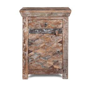 Bedside Cabinets Made From Reclaimed Teak