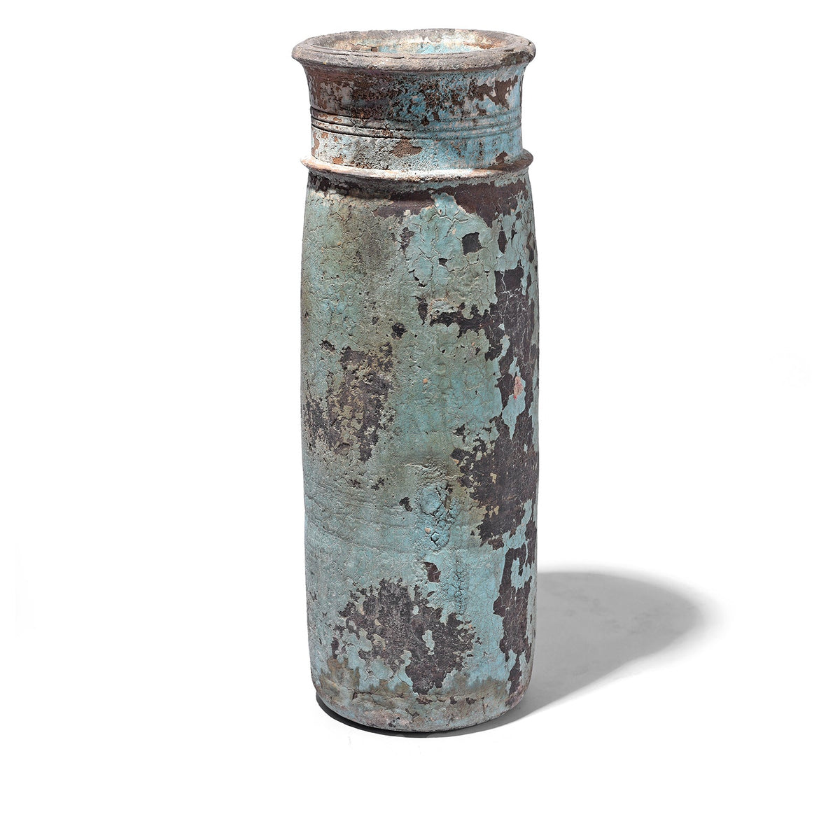 Vintage Painted Wood Pots From Kullu
