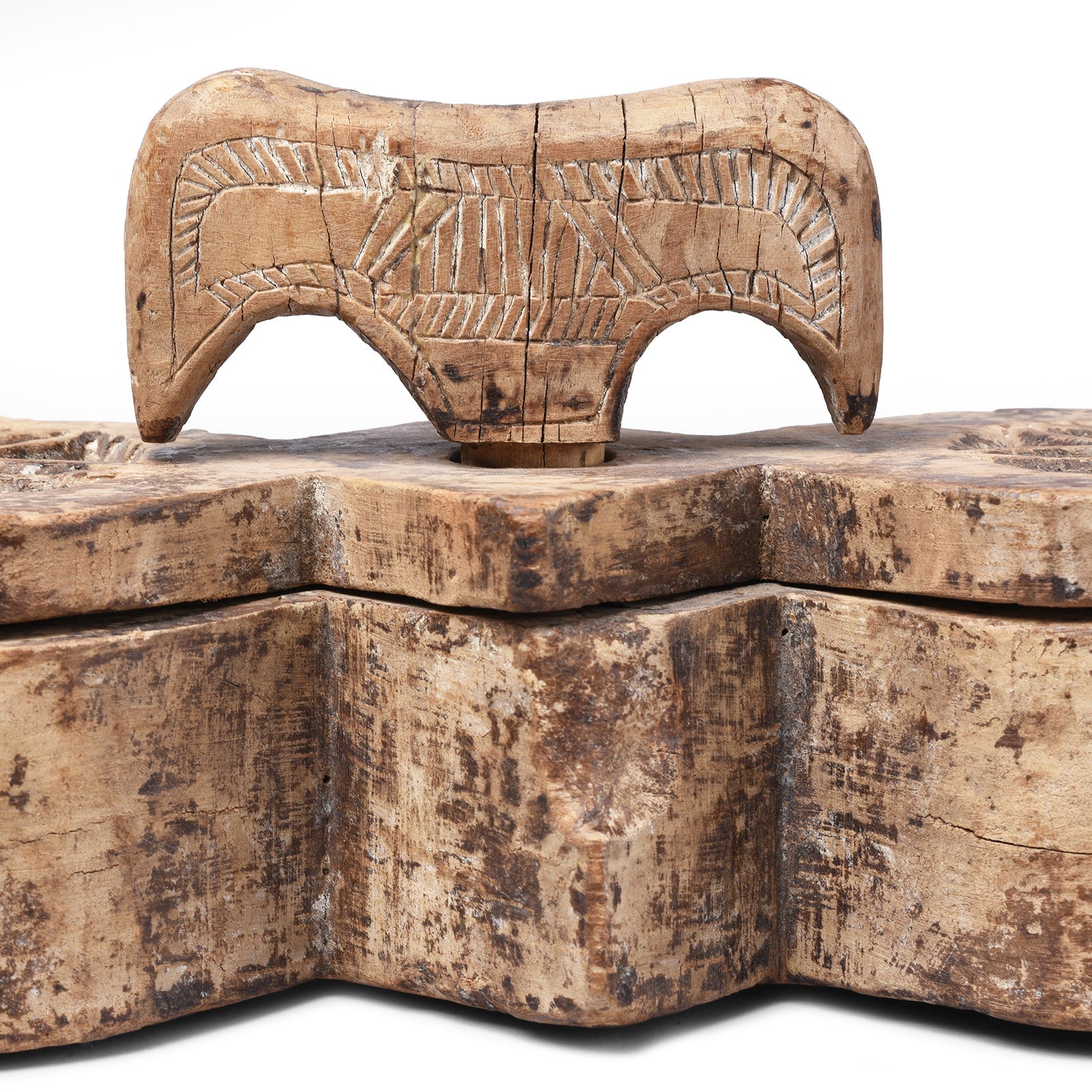 Indian Tika Box From Banswara - 19th Century