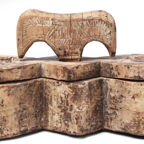 Indian Tika Box From Banswara - 19th Century