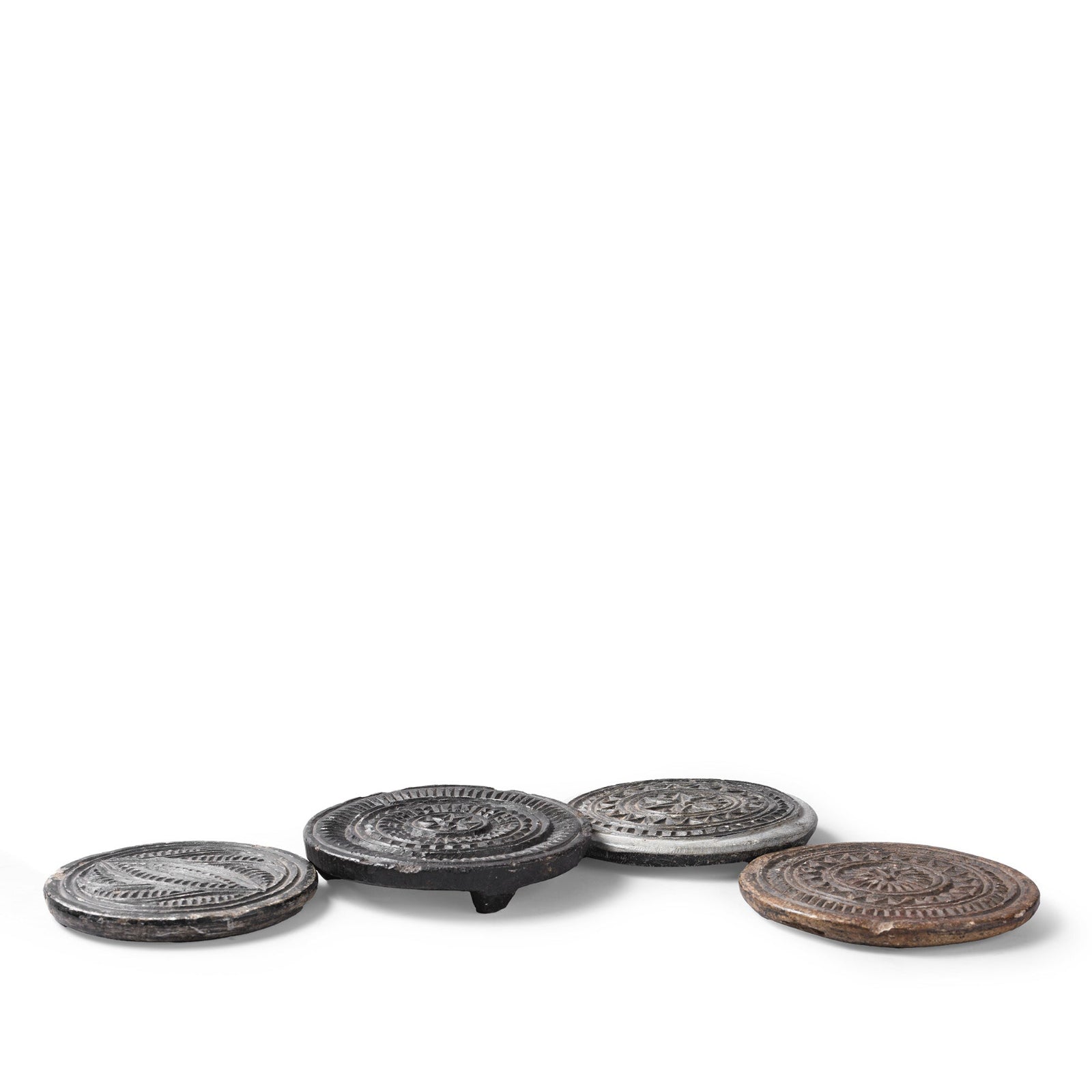 Vintage Stone Tepoy Coasters - Ca 1930