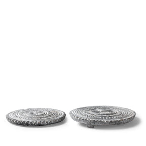 Old Stone Tepoy Coasters - Ca 1930