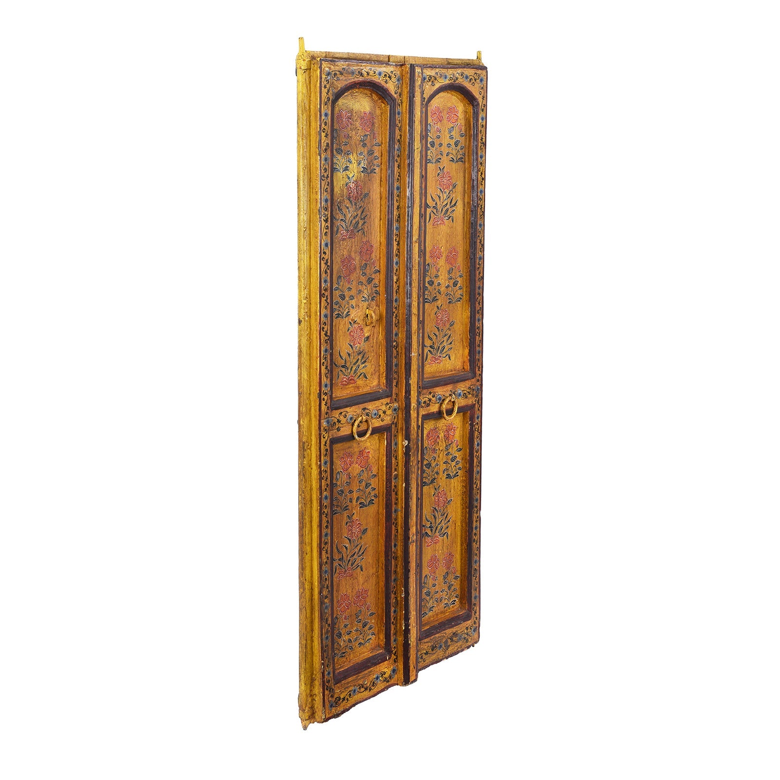 Vintage Painted Indian Doors