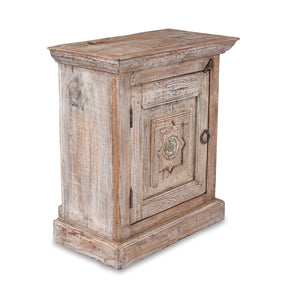 Bedside Cabinet Made From Reclaimed Teak