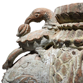 Carved Elephant Corbel From Gujarat - 19th Century
