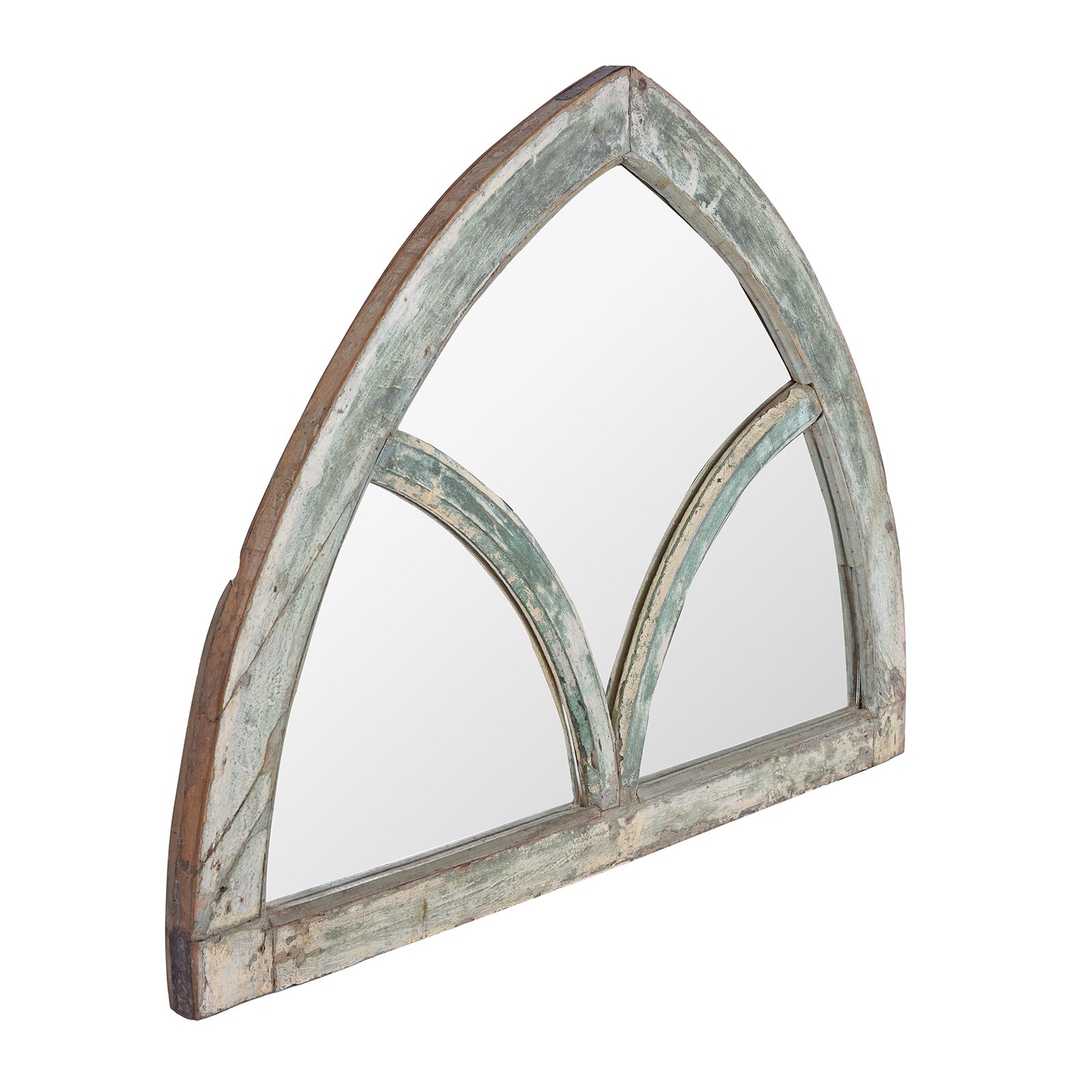 Painted Fanlight Mirror - 19th Century