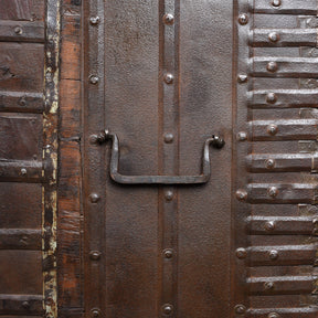 Brass Bound Rosewood Pithara Console Chest, Gujarat - 19th Century