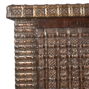 Brass Bound Rosewood Pithara Console Chest, Gujarat - 19th Century