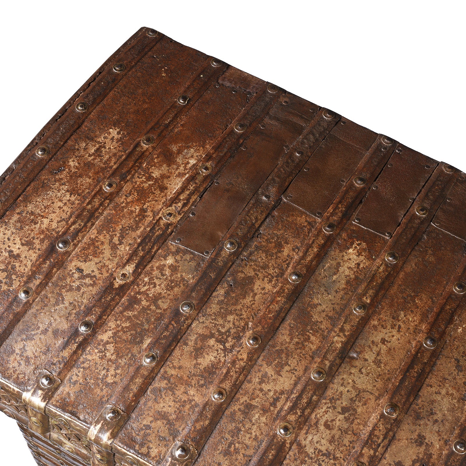 Brass Bound Rosewood Pithara Console Chest, Gujarat - 19th Century