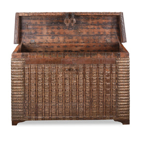 Brass Bound Rosewood Pithara Console Chest, Gujarat - 19th Century