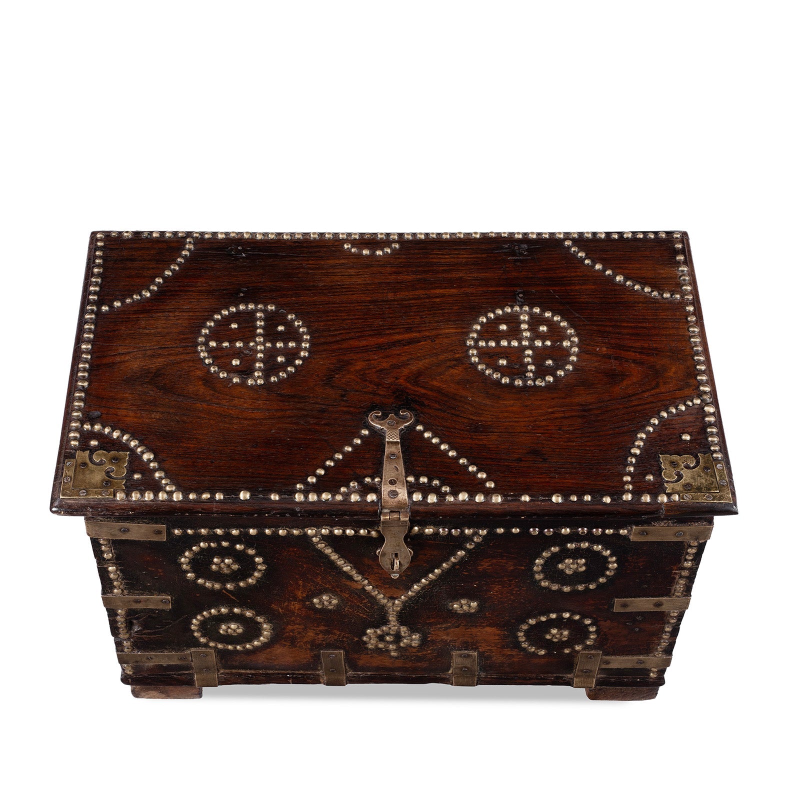 Rosewood Brass Studded 'Zanzibar' Chest - 19th Century