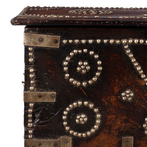 Rosewood Brass Studded 'Zanzibar' Chest - 19th Century