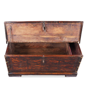Brass Bound Indian Sheesham Chest - Early 19th Century