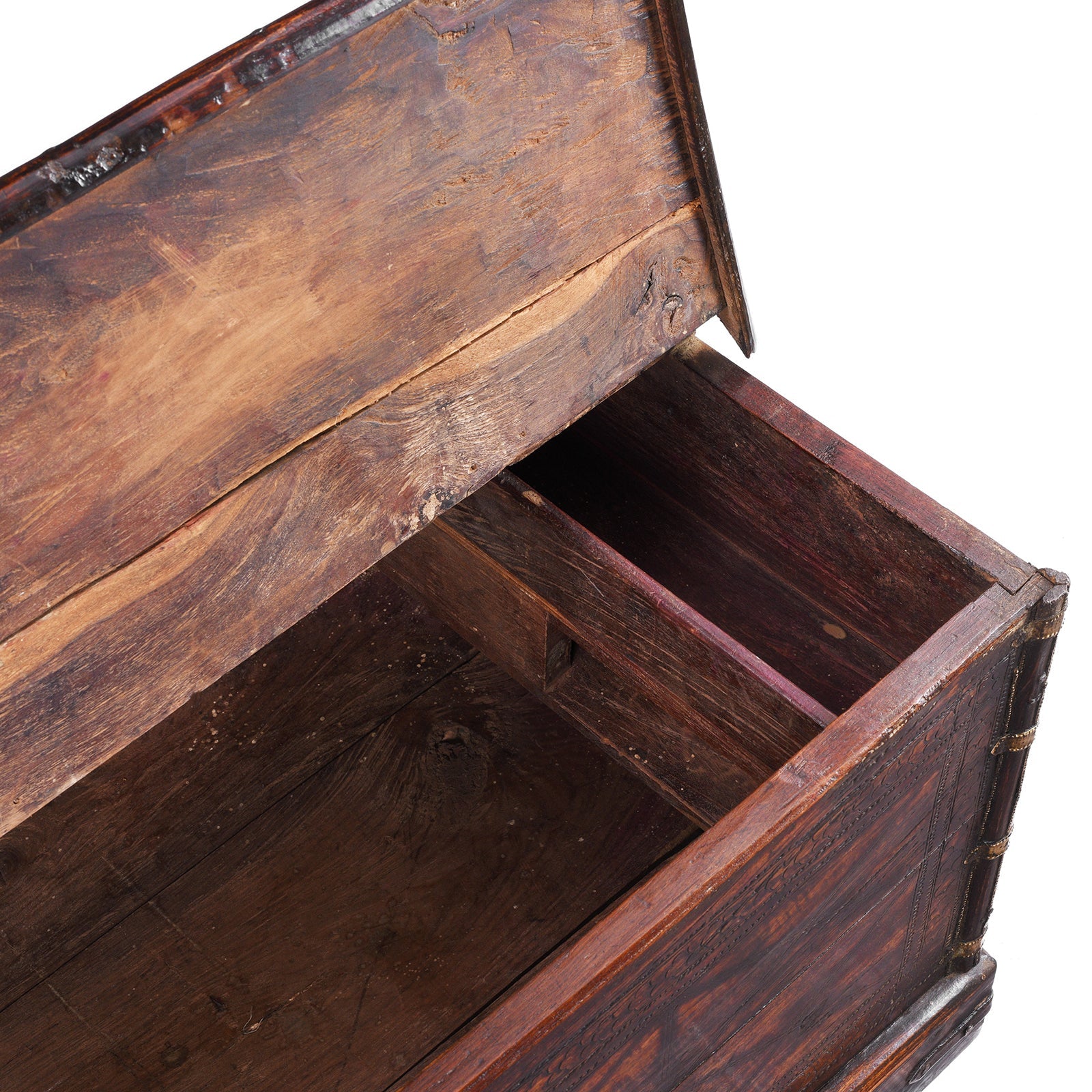 Brass Bound Indian Sheesham Chest - Early 19th Century