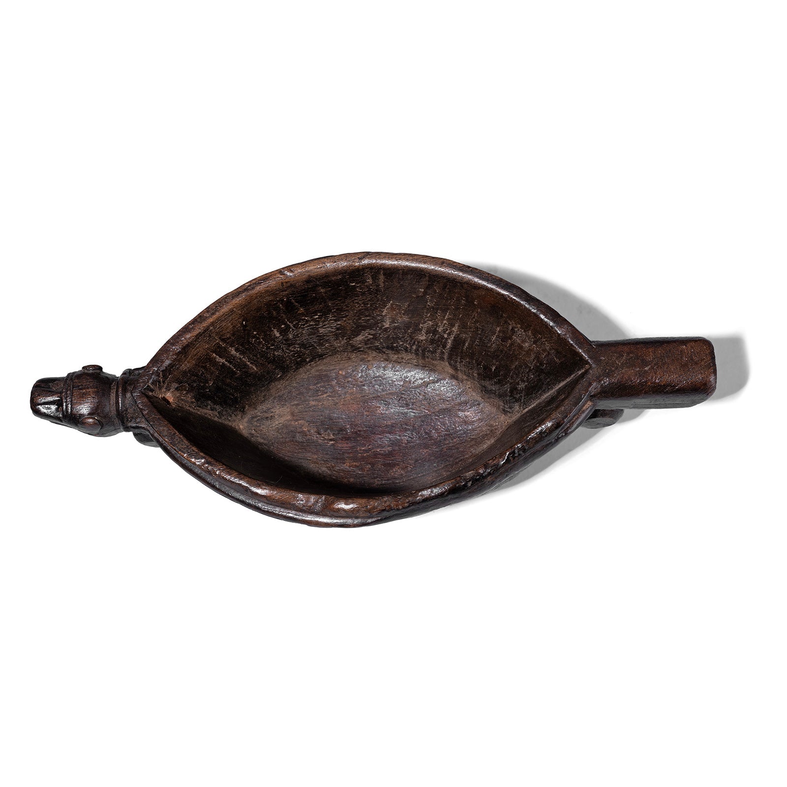 Carved Marwari Kharal (Opium Grinder) - 19th Century