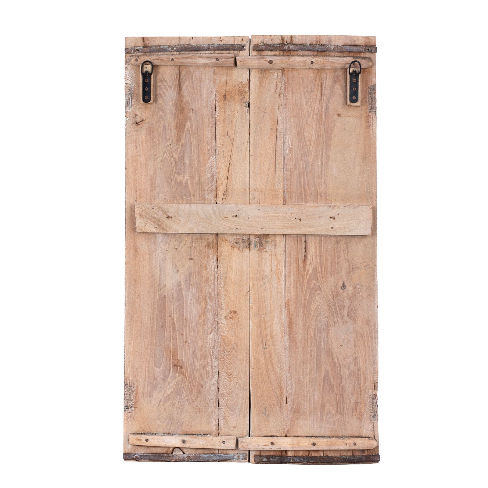 Limed Teak Window Shutter From Hyderabad - 19th Century