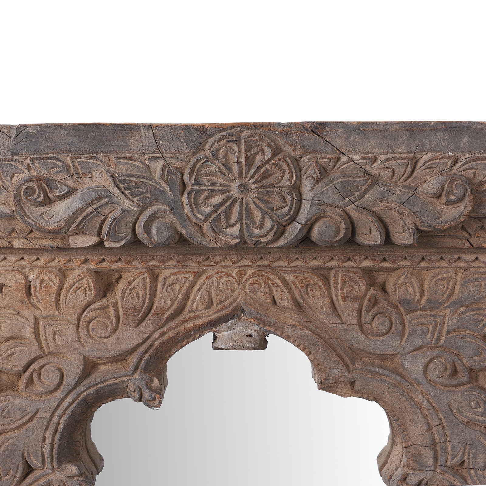 Carved Mirror From Andhra Pradesh - 19th Century